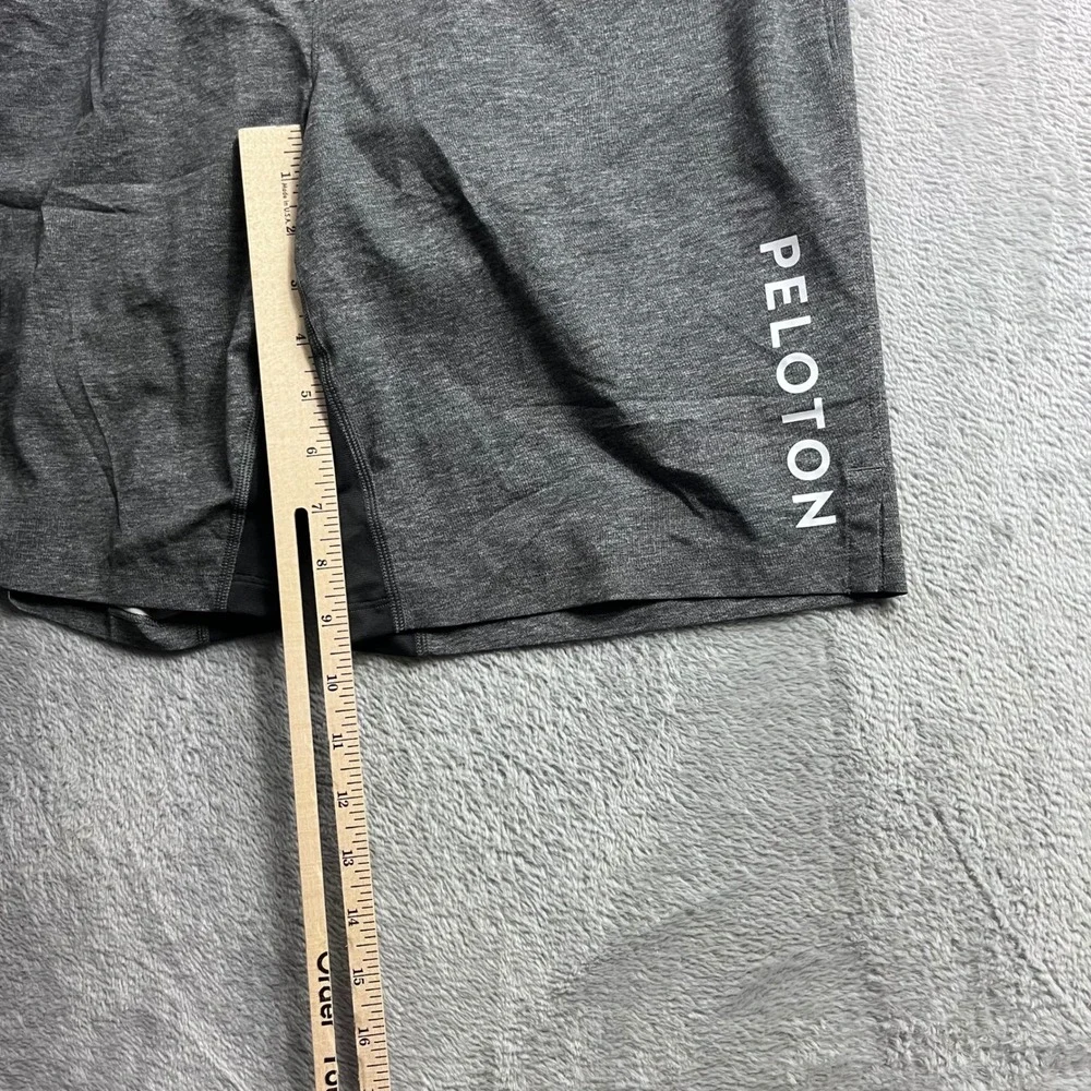 Lululemon x Peloton Mens Surge Short 7 Lined Heathered Black Small